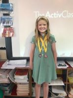 Football, Speech and Drama medals