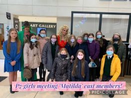P7 Girls meet 'Matilda'