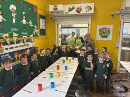 P1 make Apple Crumble!