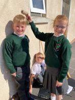 Our P5–P6 pupils were on a mission to measure!