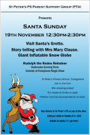 Santa Sunday 19th November 12:30pm